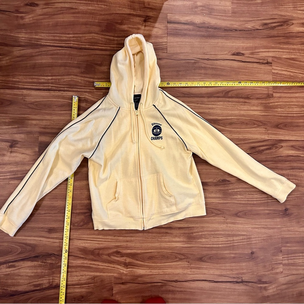 No Boundaries Yellow Zip-Up Hoodie Sweatshirt